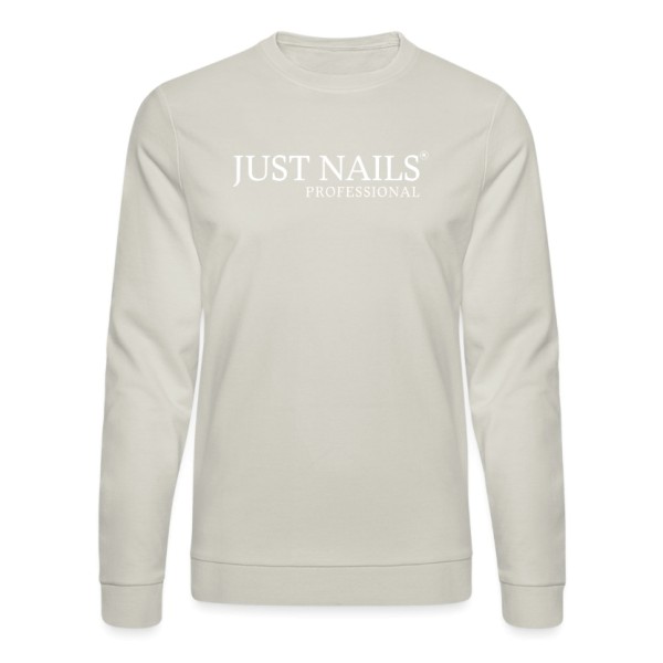 JUSTNAILS Sweatshirt Oversized Light Grey Beige